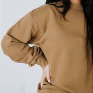 Aerie Off Line cloud fleece popover sweatshirt oversized EUC tagged size Small